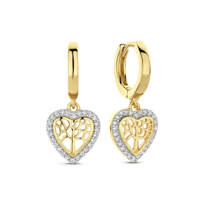 Ladies' Earrings New Bling 9NB-1433 Golden