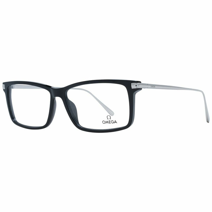 Men' Spectacle frame Omega OM5014-58001 Black ø 58 mm