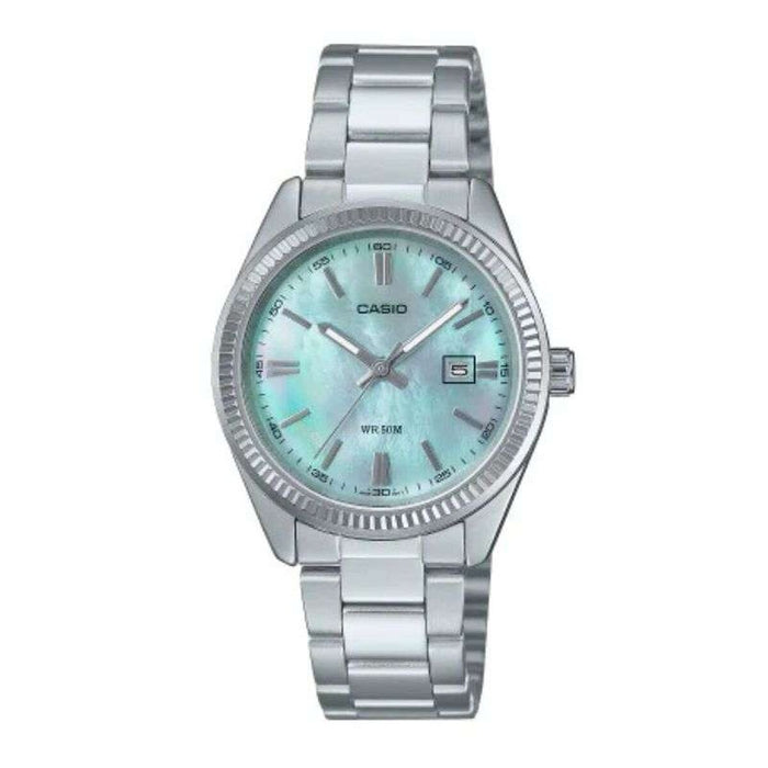 Men's Watch Casio LADY DATE - AQUA GREEN Silver