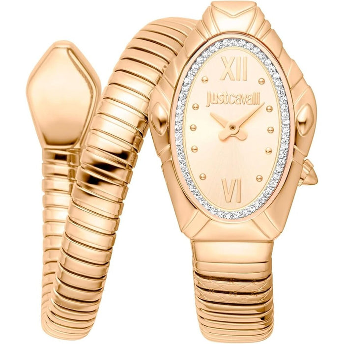 Ladies' Watch Just Cavalli SNAKE Golden (Ø 25 mm)