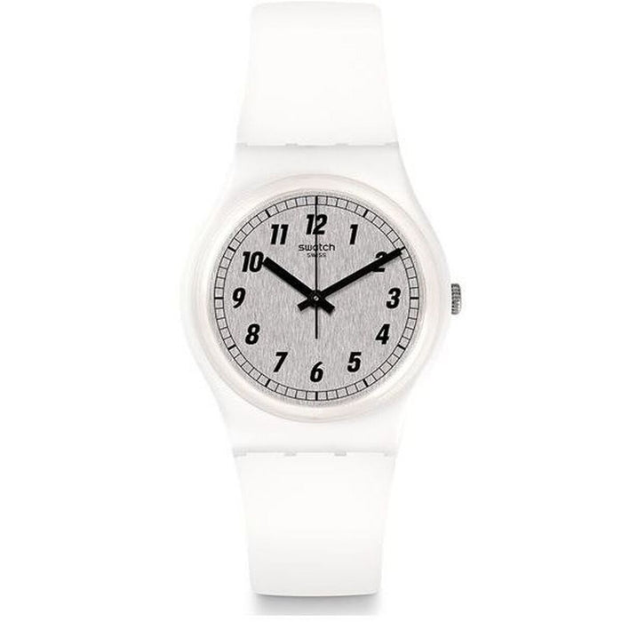 Unisex Watch Swatch SOMETHING WHITE (Ø 34 mm)
