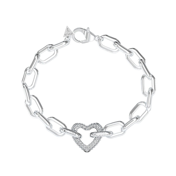Ladies' Bracelet Guess JUBB05016JWRHS Silver
