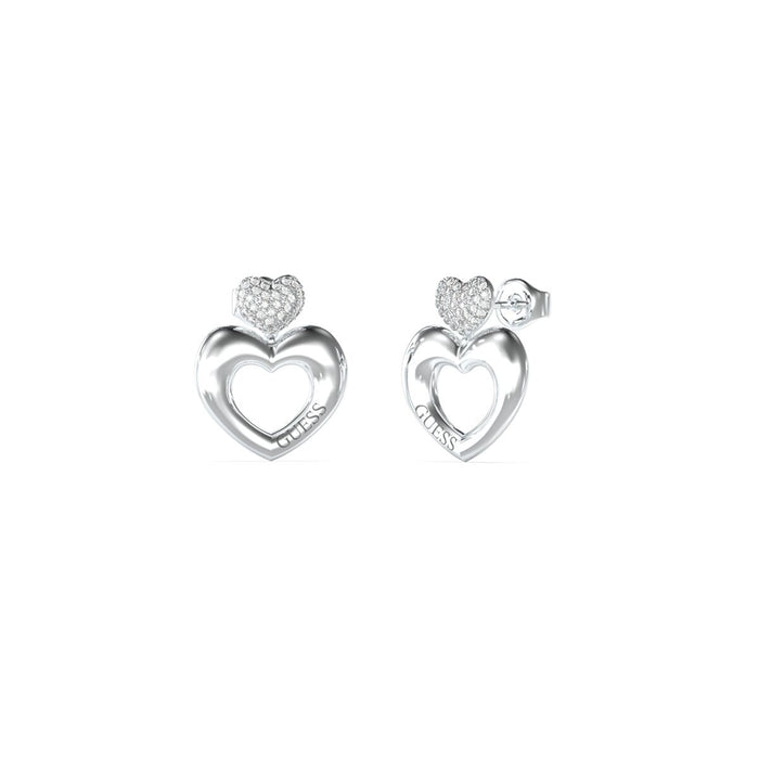 Ladies' Earrings Guess JUBE05209JWRHT-U Silver