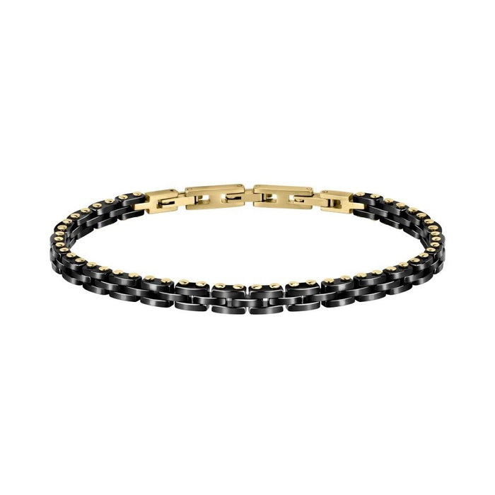 Men's Bracelet Sector SAFR27 Silver Black