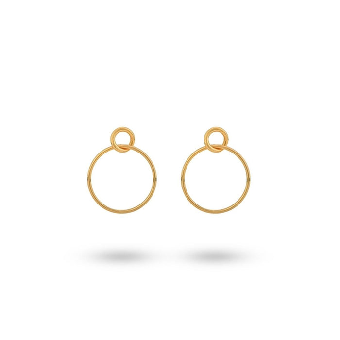 Ladies' Earrings 24KAE 42409Y Golden