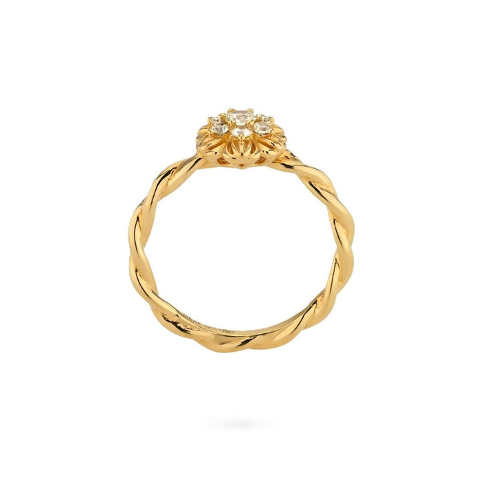 Ladies' Ring 24KAE 124108Y/56 Golden 16