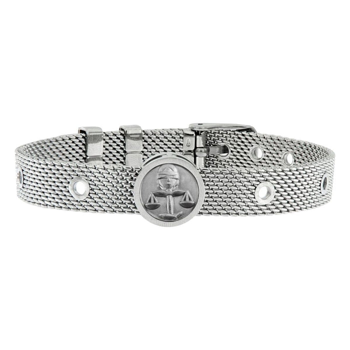 Unisex Bracelet Law Talent Jewels TJA-2-05-03-1-235 Silver