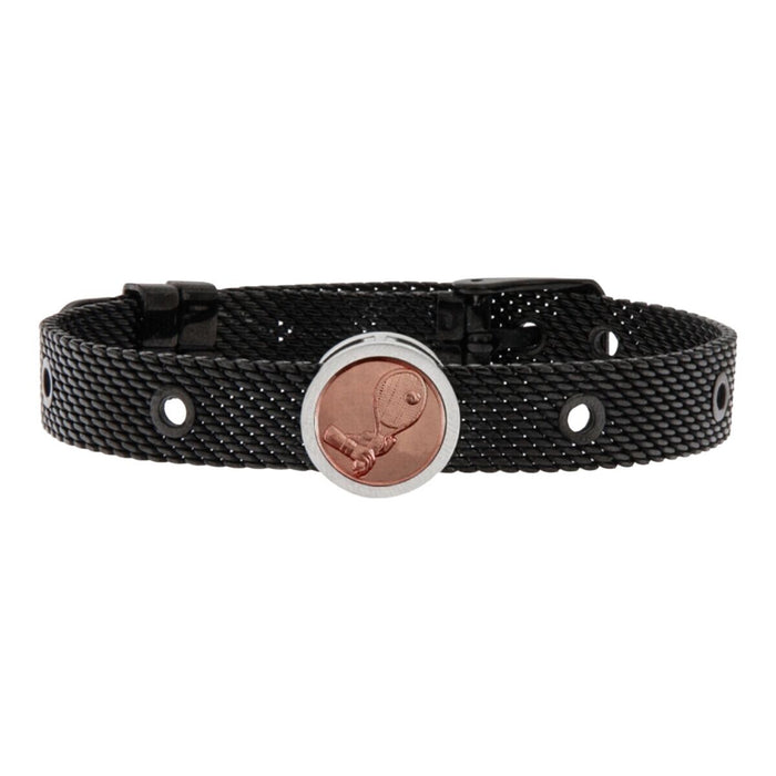 Unisex Bracelet Tennis Player Talent Jewels TJA-1-18-02-2-235 Black